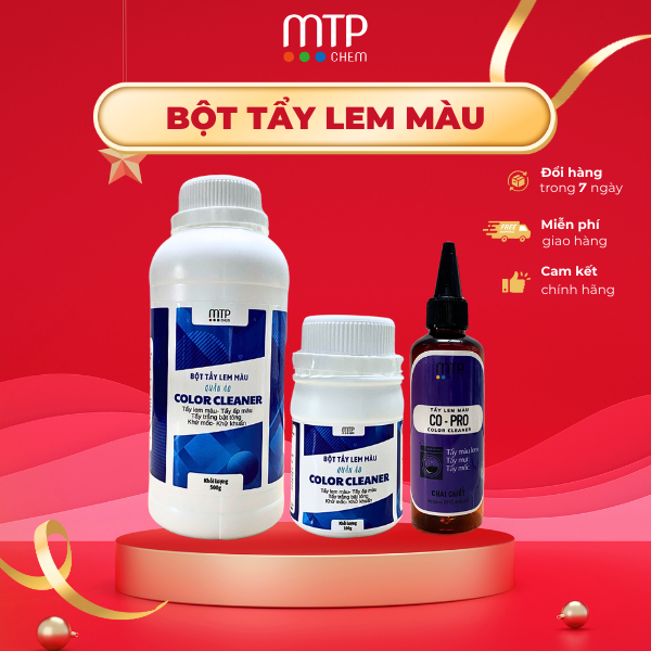 Tẩy quần áo bị lem màu, tẩy quần áo bị ấp màu MTPChem